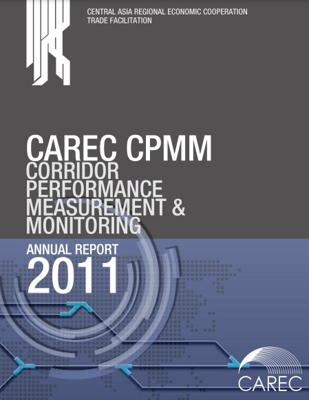 CAREC Corridor Performance Measurement and Monitoring Annual Report 2011 Cover