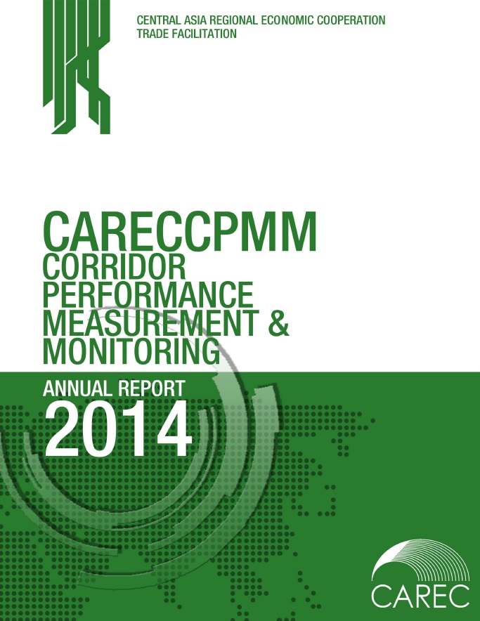 CAREC Corridor Performance Measurement and Monitoring Annual Report 2014 Cover