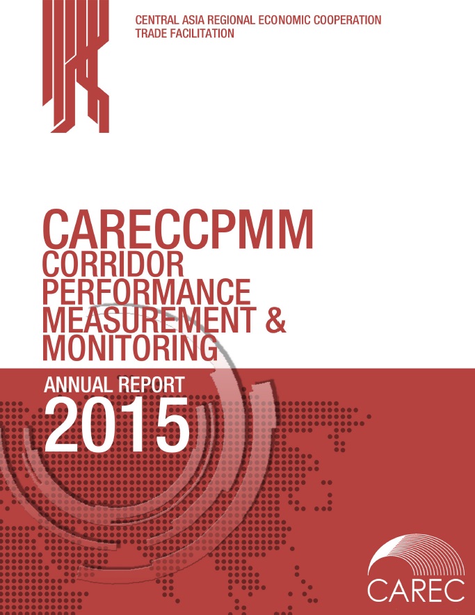 CAREC Corridor Performance Measurement and Monitoring Annual Report 2015 Cover