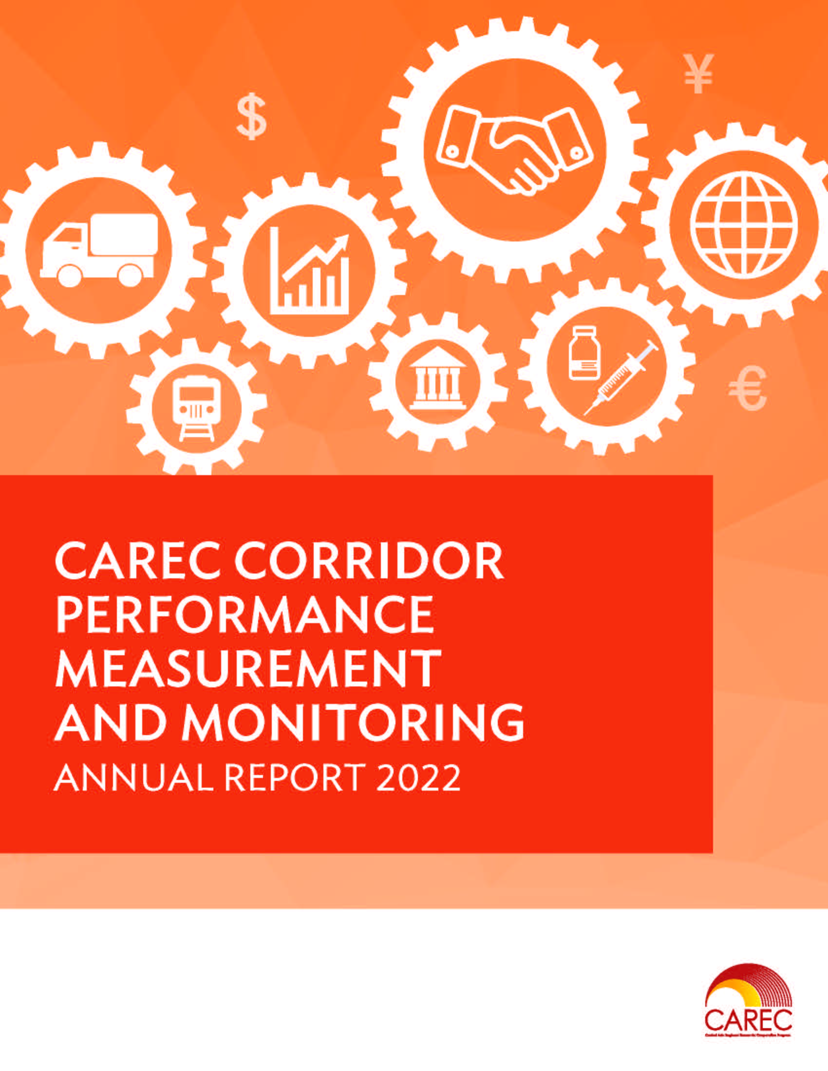 CAREC Corridor Performance Measurement and Monitoring Annual Report 2022 Cover