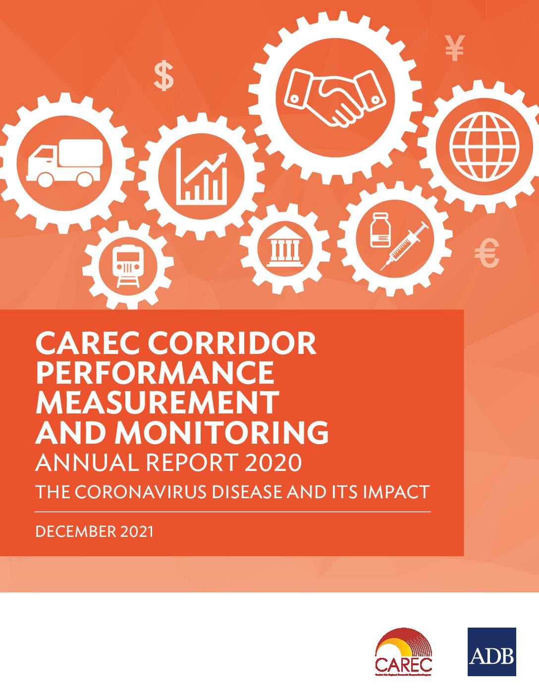 CAREC Corridor Performance Measurement and Monitoring Annual Report 2020 Cover